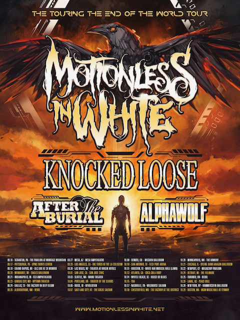 motionless in white tour setlist