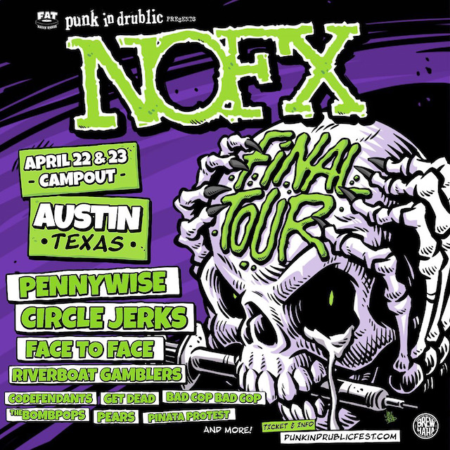 NOFX Announce Final Tour 40 Years, 40 Cities, 40 Songs Per Day