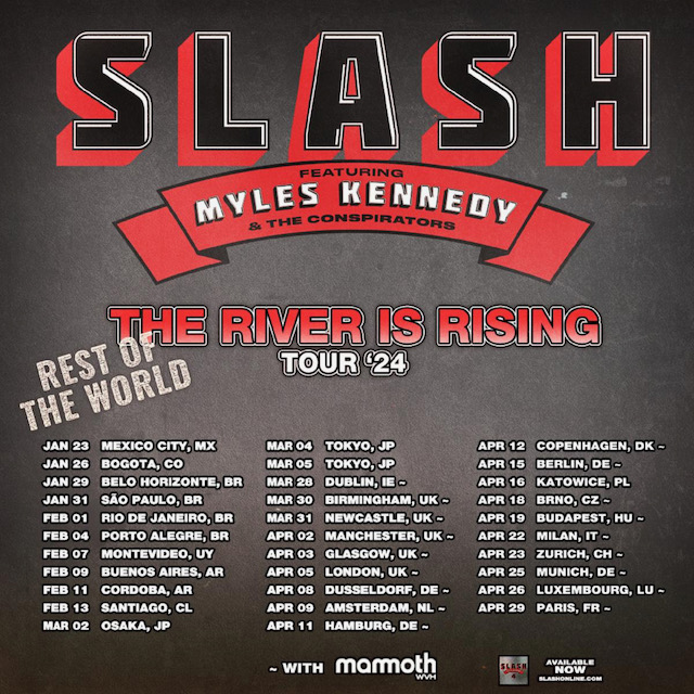 SLASH Featuring MYLES KENNEDY & THE CONSPIRATORS Announce "The River Is