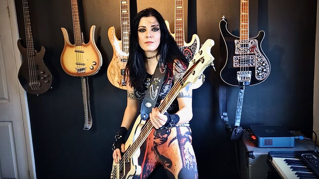 Bassist BECKY BALDWIN Performs Playthrough Of MERCYFUL FATE Classic "The Oath"; Video