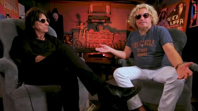 SAMMY HAGAR And ALICE COOPER Hang Out At Cooperstown; Classic Clip From Rock & Roll Road Trip Streaming 