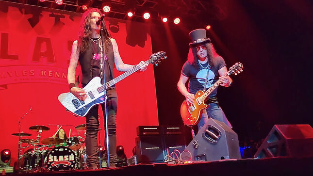 SLASH Featuring MYLES KENNEDY & THE CONSPIRATORS Perform GUNS N' ROSES Deep Cut "Don't Damn Me" Live On Opening Night Of 2024 Tour; Fan-Filmed Video