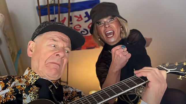 ROBERT FRIPP & TOYAH Cover BEASTIE BOYS Anthem "Fight For Your Right" In New Sunday Lunch Video
