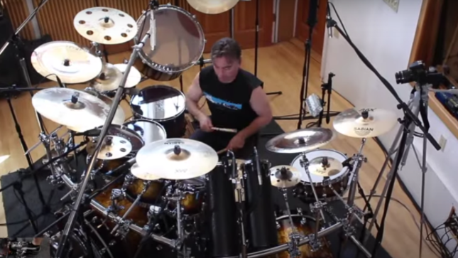 SYMPHONY X Drummer JASON RULLO Performs RUSH Classic "Natural Science" (Video)