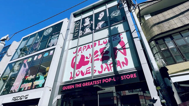 Watch: QUEEN - "Queen The Greatest" Pop-Up Store In Tokyo Now Open; Video