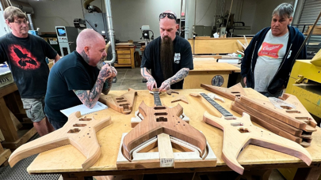 KERRY KING - Dean Guitars Shares Behind-The-Scenes Photos Of Overlord Signature Model Production