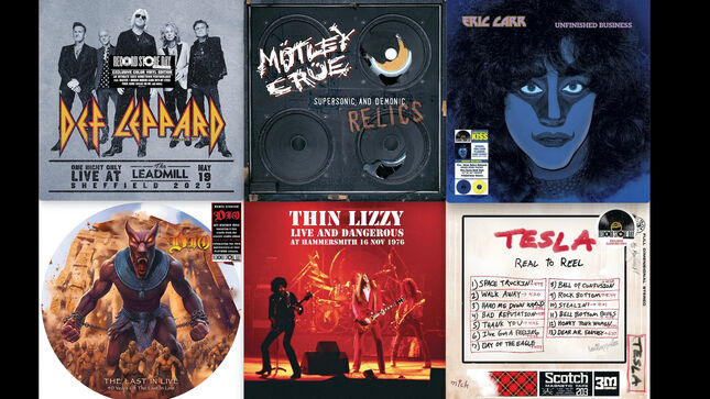 Special Releases From MÖTLEY CRÜE, DIO, FORBIDDEN, DEF LEPPARD, ACE FREHLEY, ENSLAVED, MOTÖRHEAD, TESLA, AT THE GATES, THIN LIZZY And Many More Available For Record Store Day 2024
