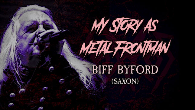SAXON's BIFF BYFORD - "My Story As A Metal Frontman"; Video