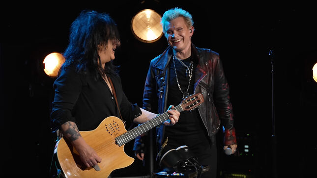 BILLY IDOL & STEVE STEVENS Perform "It's So Cruel" At Rewind Livestream Event; Official Video Streaming