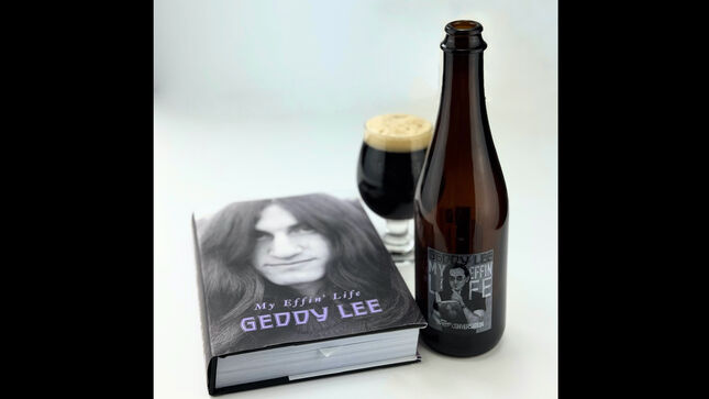 RUSH's GEDDY LEE - Henderson Brewing Co. Releases Limited Edition My Effin' Life Collector Bottle & Book