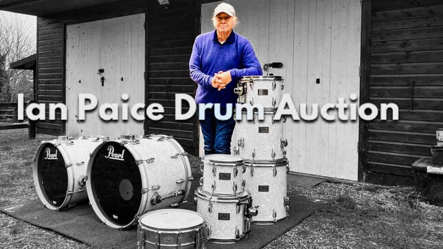 DEEP PURPLE's IAN PAICE Auctioning Drum Kit To Benefit UK School; Video Message