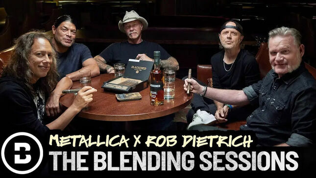 METALLICA Discuss "Crowd In A Bottle" In New Episode Of The Blending Sessions Feat. Blackened’s ROB DIETRICH (Video)