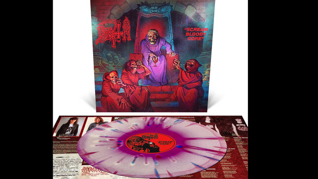 DEATH - Special Edition Represses With Ltd. Edition Deluxe Silver Foil Laminated Jackets And Brand New Vinyl Colors Due In April