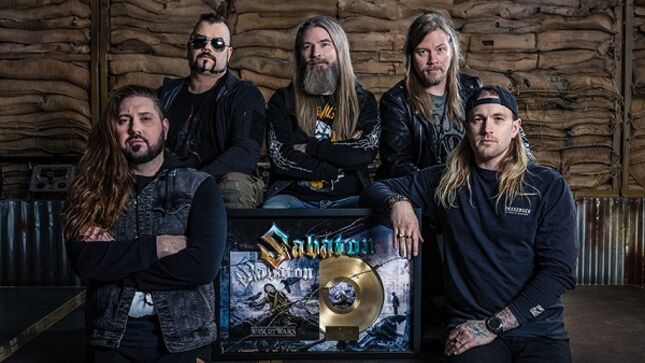  SABATON's Heroes And The War To End All Wars Albums Officially Certified Gold
