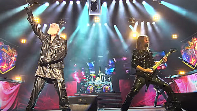 JUDAS PRIEST - Fan-Filmed Front Row Video From Invincible Shield Show In Leeds Streaming