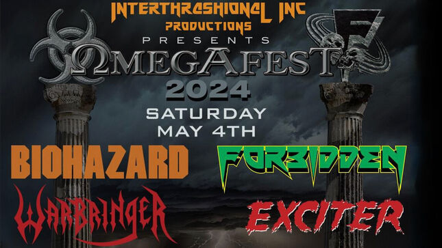 FORBIDDEN Announce OmegAfest Featuring BIOHAZARD, WARBRINGER, EXCITER And More