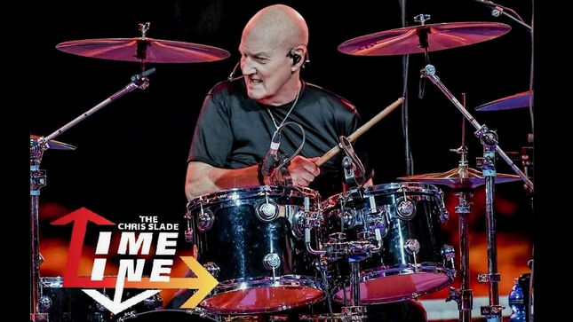 Former AC/DC Drummer's THE CHRIS SLADE TIMELINE To Release Timescape Album In July Via BraveWords Records; Details And Video Trailer Released