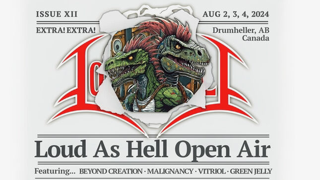 BEYOND CREATION, MALIGNANCY, VITRIOL, GREEN JELLY, STRIKER, RIPCORDZ, THE CONVALESCENCE Among Acts Confirmed For 2024 Edition Of Canada's Loud As Hell Open Air Festival