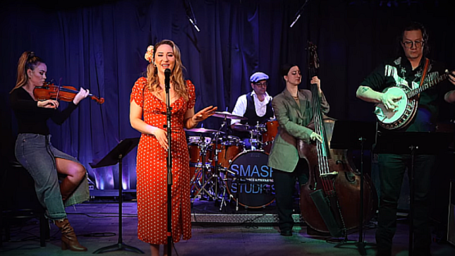 JUDAS PRIEST's "Devil's Child" Gets The Bluegrass Treatment By POSTMODERN JUKEBOX Vocalist ROBYN ADELE ANDERSON; One Take Live Video Streaming