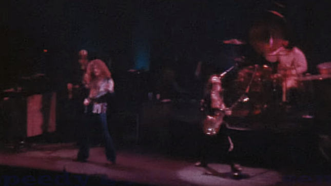LED ZEPPELIN - Previously Unreleased Fan-Filmed 8mm Footage Of 1975 Montreal Show Surfaces On YouTube