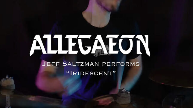 ALLEGAEON Release "Iridescent" Drum Playthrough Video