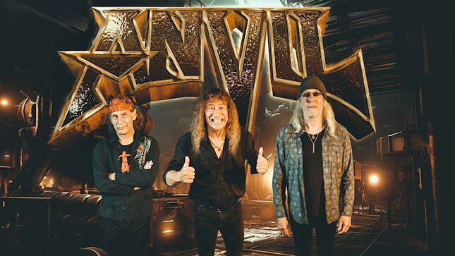 ANVIL's STEVE "LIPS" KUDLOW Says New Record Is "Probably The Closest We've Ever Come" To Metal On Metal And Forged In Fire Albums; Video