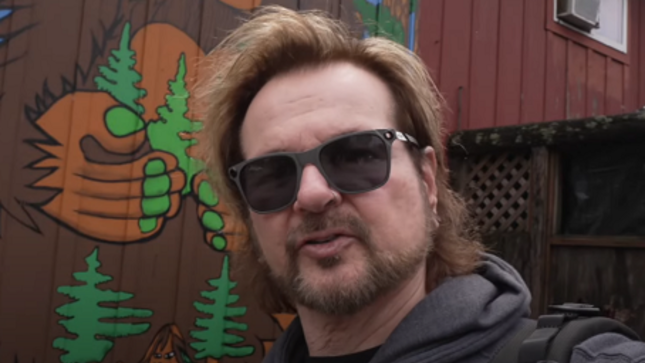 POISON Drummer RIKKI ROCKETT Uploads New Vlog - The Bigfoot Museum And A Creepy Cemetary