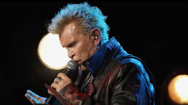 BILLY IDOL Drops Official "Catch My Fall" Video From Rewind Livestream Event