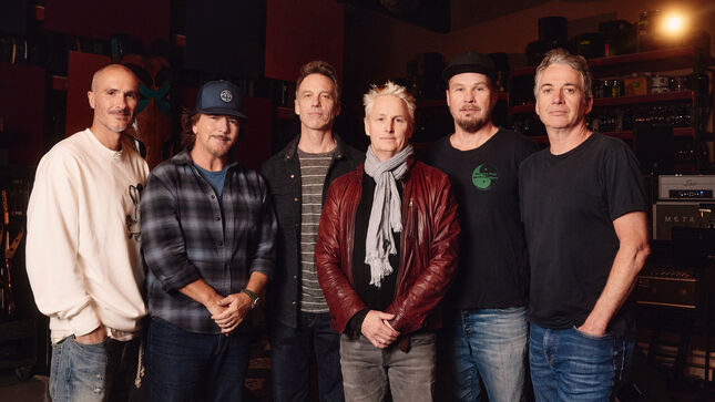 PEARL JAM Invites Apple Music Into Their Warehouse Giving Unprecedented Access; Band Talks New Album, Their Critics, Their Ticketmaster Feud, And More; Video, Photos