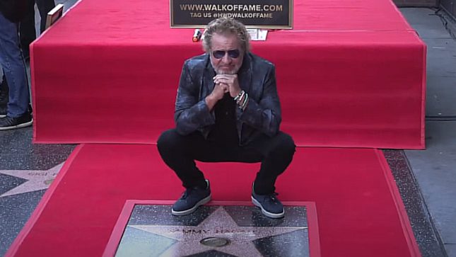 Watch SAMMY HAGAR's Hollywood Walk Of Fame Induction Ceremony