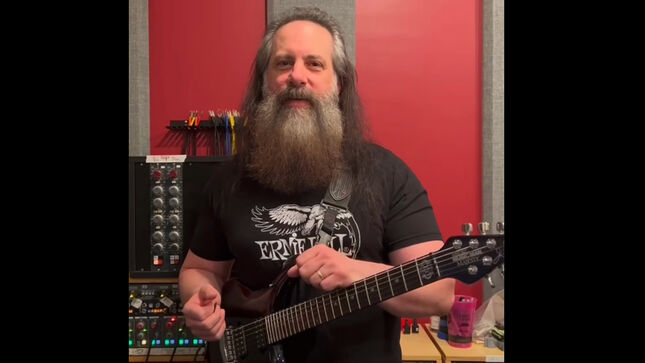 JOHN PETRUCCI Completes Recording All Guitars For New DREAM THEATER Album - "We Set Out To Create And Capture What We Call The Mount Rushmore Of Guitar Tones"; Video