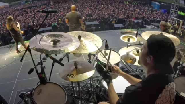 New SEPULTURA Drummer GREYSON NEKRUTMAN Shares Live Drum Cam Footage Of "Slave New World"