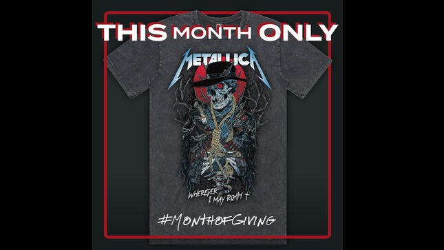 METALLICA - Limited Edition “Wherever I May Roam” T-Shirt Available This Month Only