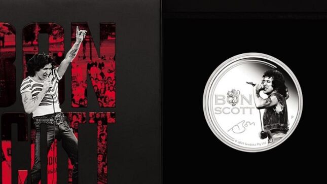 AC/DC Legend BON SCOTT Immortalised On New Limited Edition Collectable Coin