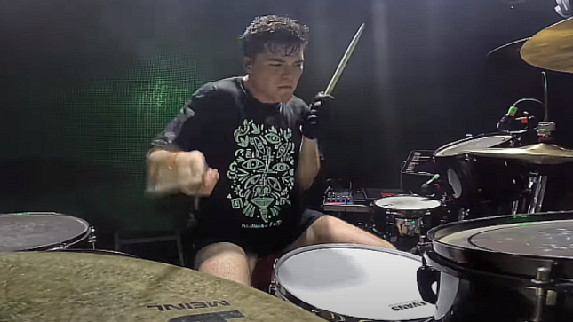 New SEPULTURA Drummer GREYSON NEKRUTMAN Shares Live Drum Cam Footage Of "Escape To The Void"