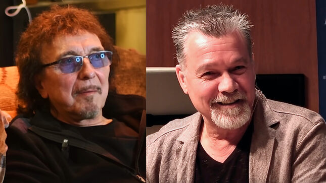 TONY IOMMI Discusses EDDIE VAN HALEN's Participation On BLACK SABBATH's Cross Purposes Album - "We Stayed Friends Up Until He Passed Away, I Spoke To Him Just Before"; Video