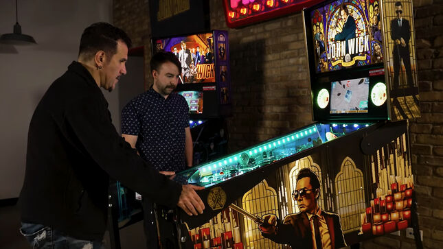 ANTHRAX / PANTERA Drummer CHARLIE BENANTE On Creating Original Score For John Wick Pinball - "It Gets Aggressive, So You Get A Bit Aggressive When You're Playing Too"; Video
