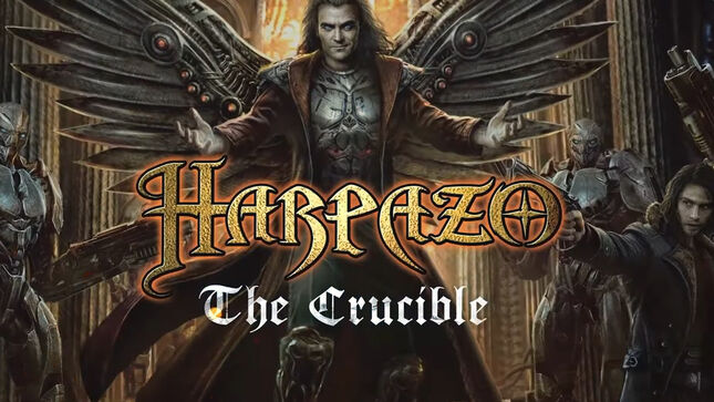 HARPAZO Featuring Members Of SHADOW GALLERY, FATES WARNING, ROYAL HUNT And Others Release "I Am God" Lyric Video; Debut Album On The Way