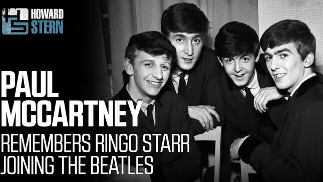 PAUL McCARTNEY Recalls The First Time RINGO STARR Performed With THE BEATLES - "It Was Like, 'Oh My God, What Is Happening?', There Was Something Funny Going On"; Video