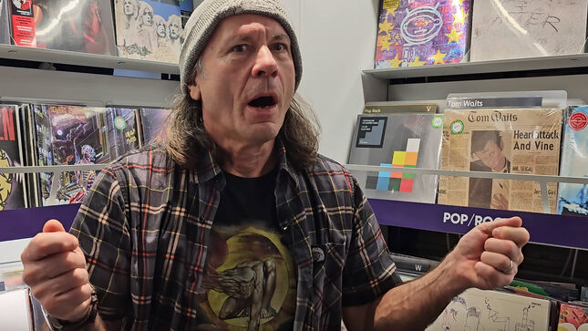 IRON MAIDEN's BRUCE DICKINSON Reflects On Classic Albums From AC/DC, JUDAS PRIEST, DEEP PURPLE, BLACK SABBATH - "I Was Still A Virgin, Which Made Me Open It Up And Go, 'Oh My God, Look At Those Women'"; Video