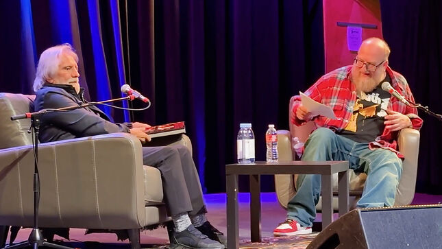 Comedian BRIAN POSEHN Interviews BLACK SABBATH's GEEZER BUTLER At "Filling The Void" Event In Colorado; Video / Photos