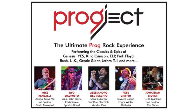 PROGJECT – The Ultimate Prog Rock Experience Announce June 2024 North American Dates