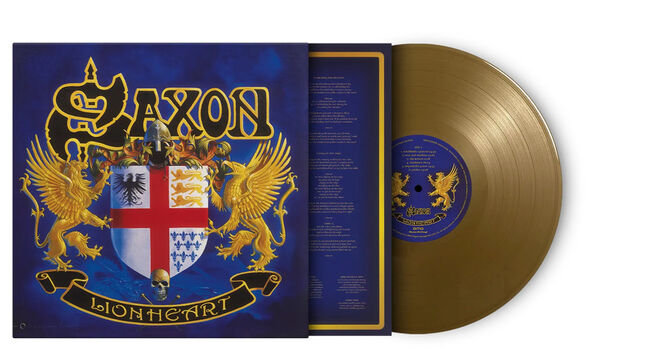 SAXON - Music On Vinyl Releases Lionheart Album On Limited Edition Gold Vinyl