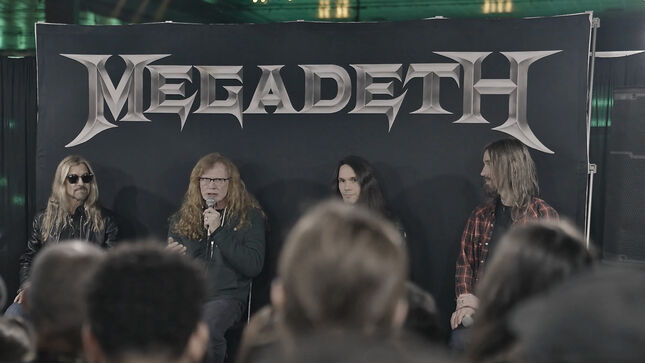 MEGADETH - Go Behind The Scenes Of Ultimate VIP Experience With Cyber Army President DAVE McROBB; Video