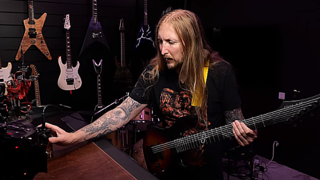 THE HAUNTED Guitarist OLA ENGLUND Test Drives Doomsaw Pedal (Video)