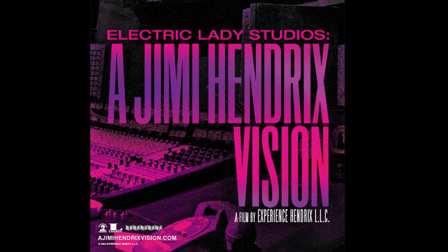 JIMI HENDRIX - Video Trailer Released For "Electric Lady Studios: A Jimi Hendrix Vision" Documentary