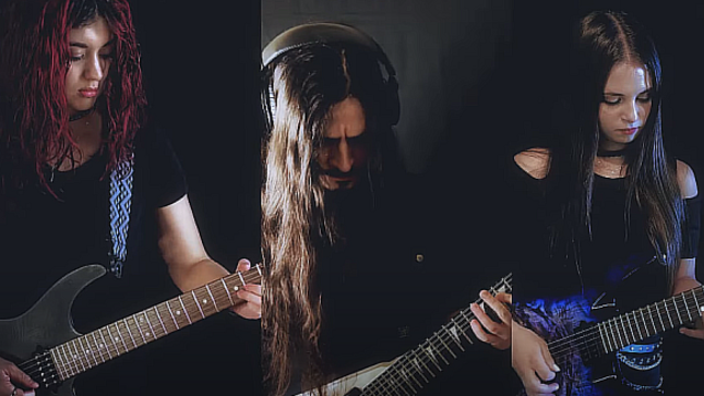 FROZEN CROWN Share Full Band Live Playthrough Of "Blood On The Snow"