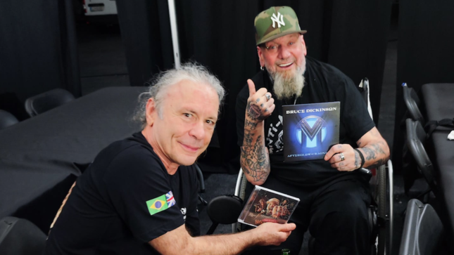 IRON MAIDEN Icons PAUL DI'ANNO, BRUCE DICKINSON Meet For The First Time In Zagreb; Photos, Video 