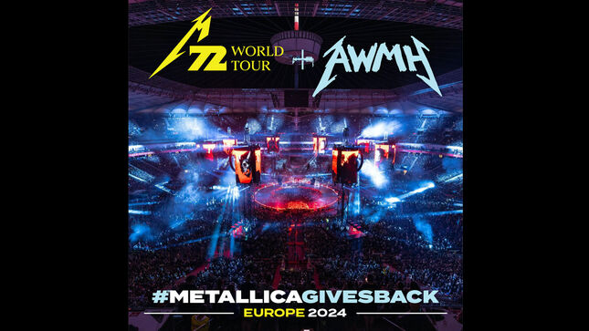 METALLICA - #MetallicaGivesBack Throughout Europe