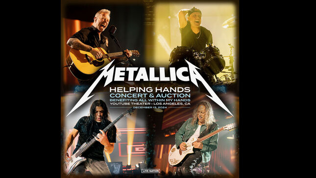 METALLICA - Helping Hands Concert & Auction Coming To LA This December; Metallica Scholars Initiative Workforce Education Program Now In All 50 US States